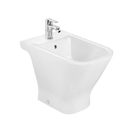 Imagen 3 de 8 de Combo Roca The Gap Inodoro Corto + Bidet 1 O 3 Agujeros