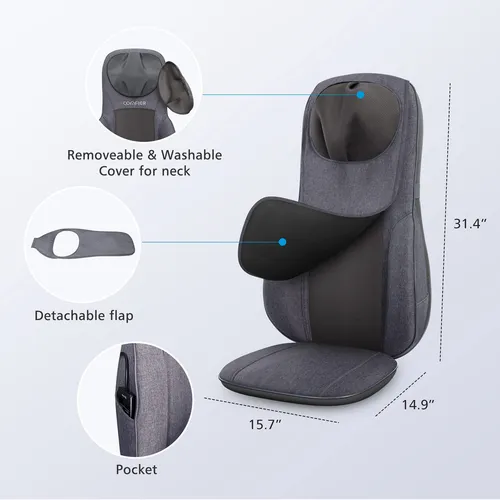 Sillón De Masaje Cómodo Para Cuello Y Espalda Shiatsu Con So