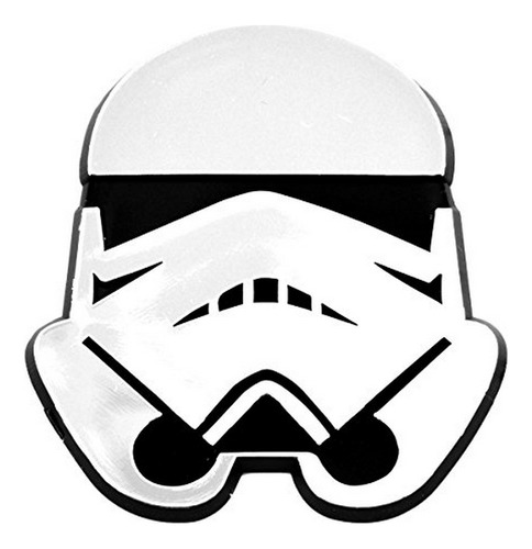 Emblema Casco Stormtrooper - Plástico - Plata