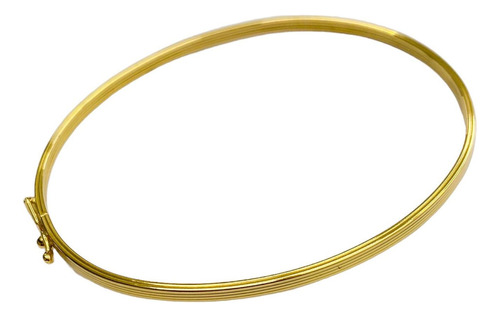 Bracelete Frisado Ouro 18k Jóia Lindíssima Mulheres