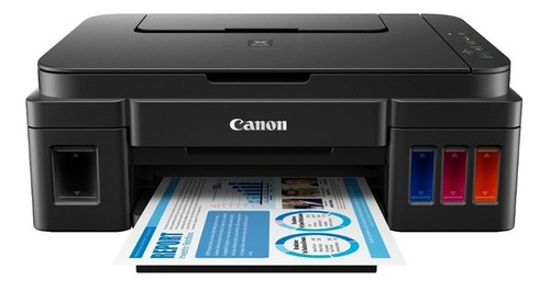 Impresora Canon Multifuncion G2110 Sistema Continuo + Tintas