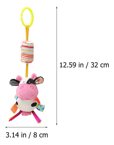 Colgante De Peluche Modelo Stroller, 3 Unidades
