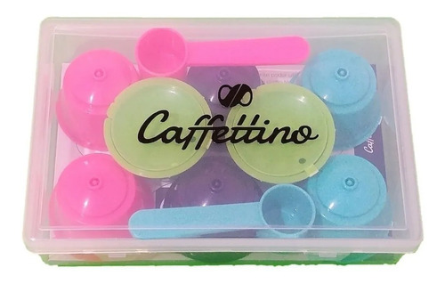 Imagen 2 de 2 de Capsulas Dolce Gusto Recargables Ecologicas X8 Caffettino