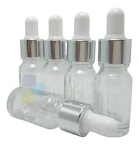 Comprar Frasco Vidrio Gotero 10cc Gotero Plateado Botella Vidrio X10