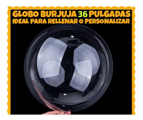 Globo Burbuja 36  Pulgadas Paquetes De 50 Unidades 