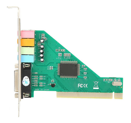 Tarjeta De Sonido Pci Channel 4.1 Para Computadora De Escrit