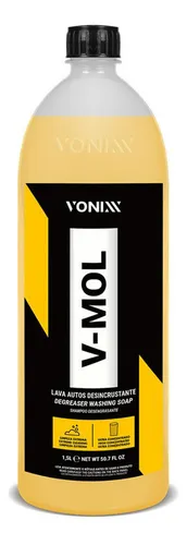 V-MOL 1,5Lt. Shampoo Desengraxante Lavagem Automotiva Vonixx