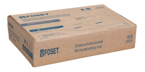 Campana Extractora Acero Inoxidable Foset 60 Cm Came-60