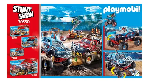 Playmobil Monster Truck Shark Stunt Show 70550 Env o gratis