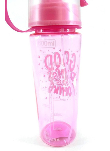 Botella Pico Succion Y Pulverizador Atomizador Skora 600 Ml
