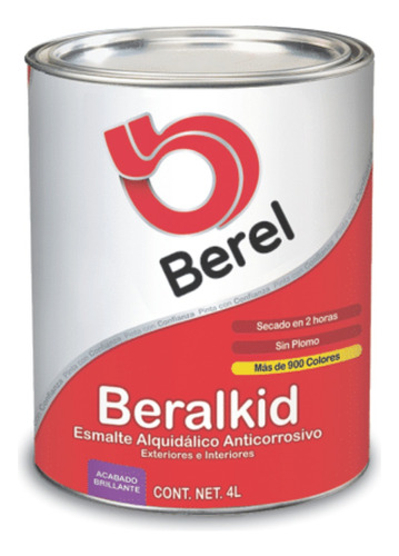 Esmalte Berel Beralkid 4 Litros