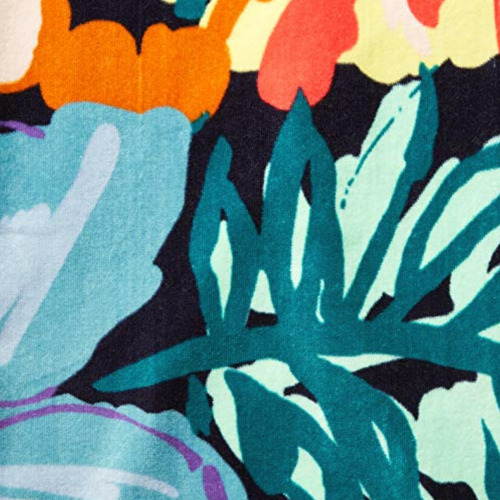 Vera Bradley Toalla De Playa, Flores Felices, Talla Unica