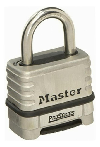 Master Lock 1174d Candado Color Acero Inoxidable