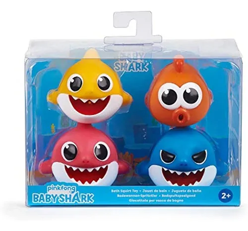 Juguetes Para Baño De Baby Shark, Paquete De 4