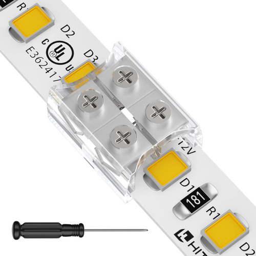 Conector Led Transparente De 2 Pines De 10 Mm, Paquete De 26