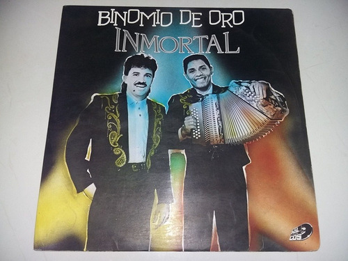Lp Vinilo Disco Binomio De Oro Inmortal Vallenato Cumbia