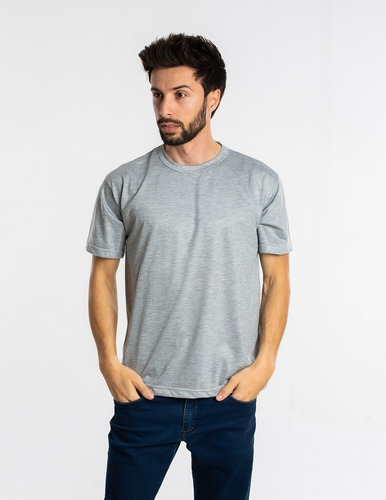 Imagem 1 de 5 de 4 Camisetas Masculinas Malha Fria Coloridas Pv Atacado