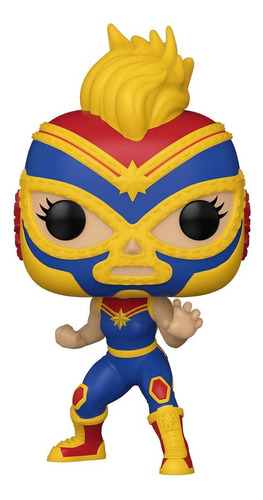 ¡funko Pop! Marvel: Luchadores - Capitán Marvel