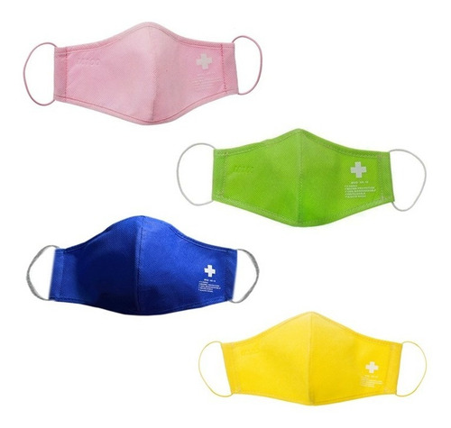 Tapabocas Biodegradable Lavable, Mxskf-004, 1 Pza, Green / Color Verde