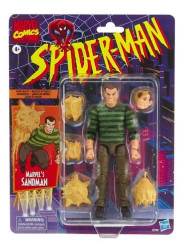 Spider-man Sandman Marvel Legends Retro Comics Coleccion