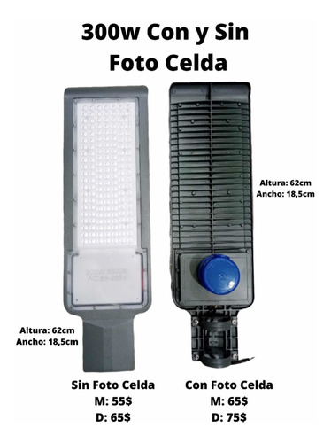 Lámpara De Poste 300w