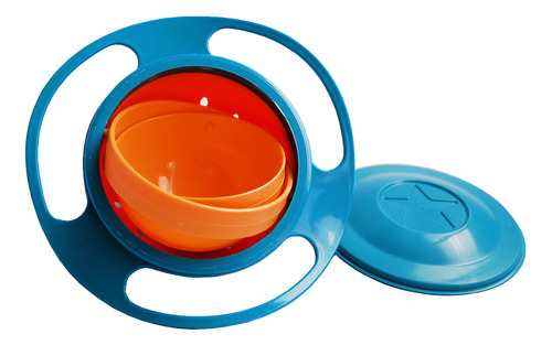 Plato Gyro Bowl Antiderrame 360 Niños Bebe Taza