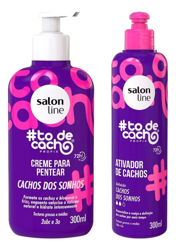 Salon Line #todecacho Kit Ativador+creme P. Cachos Do Sonhos