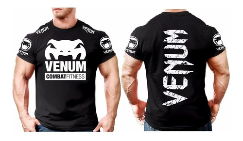 Remeras Venum Combat Fitness Frente/espalda Mma Gym Algodon