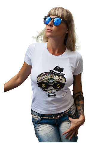 Remera Dama Mujer Moda Hippie Calavea Mexicana Death Day #04