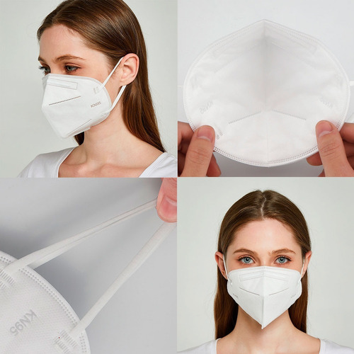 Imagem 5 de 9 de Kit 20 Mascaras Kn95 Proteção 5 Camada Respiratoria Pff2 N95