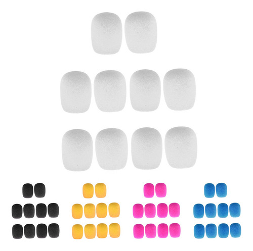 H 10 Peças Mini Capô De Espuma Micro Para Para-brisa