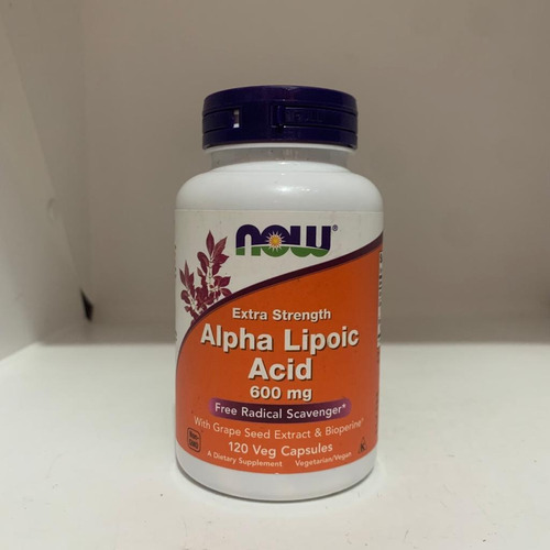 Alpha Lipoic Acid 600mg - 120 Cap. Now