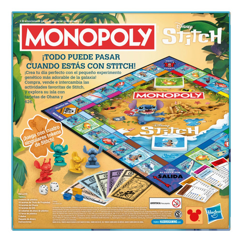 Juego De Mesa Monopoly Disney Stitch