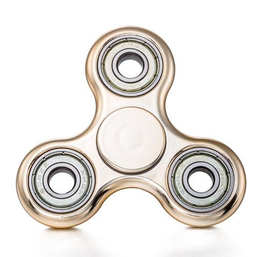 Fidget Spinner De Plastico Con 3 Baleros Antiestres.