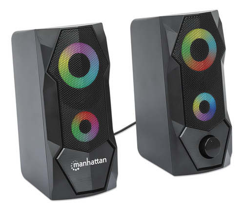 Manhattan Altavoces Para Juegos Rbg Alimentados Por Usb, Co.