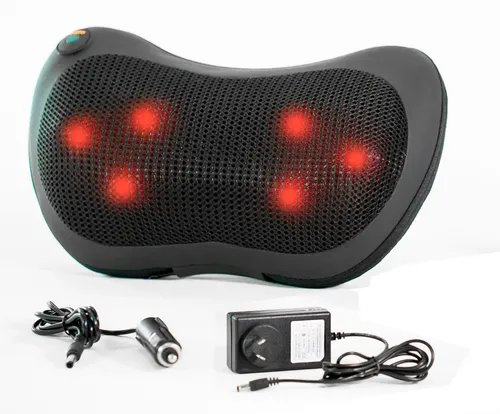 Masajeador caliber cervical lumbar calor 8 rodillos premium sale