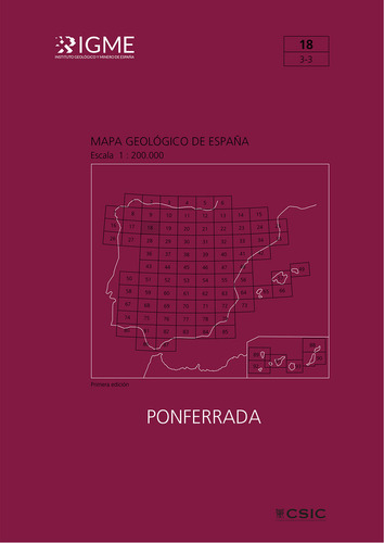 Libro Mapa Geologico De Espaã¿a, Escala 1:200.000 : Ponfe...