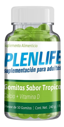 Gomitas Plenlife Suplemento Adultos Calcio Y + Vitamina D