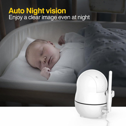 Babystar Monitor De Bebé De Vídeo, 7 Pulgadas 720p Hd Monito