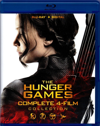 The Hunger Games Coleccion Completa Peliculas Blu-ray + Hd