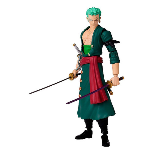 Imagen 1 de 5 de Roronoa Zoro Anime Heroes One Piece Figura 6.5 Bandai