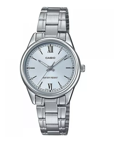 Reloj Mujer Casio Slim Ltp-vt01g-1b Local Barrio Belgrano Color de