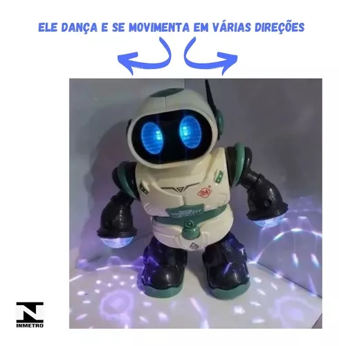 Robo Dançarino Infantil Dance Brinquedo Com Luz Som