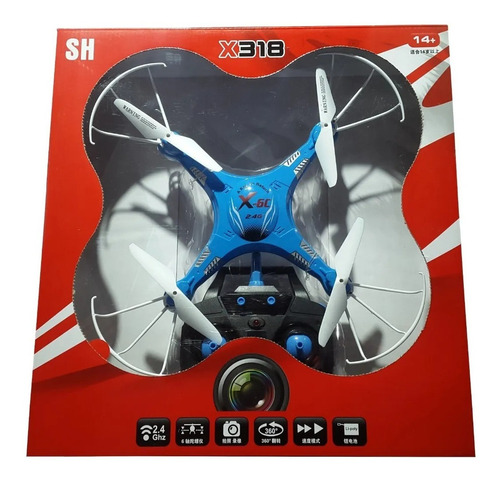 Drone Cuadricoptero Inicial X318 Sin Camara