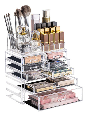 Dreamgenius Organizador De Maquillaje 3 Piezas Cajones Acr