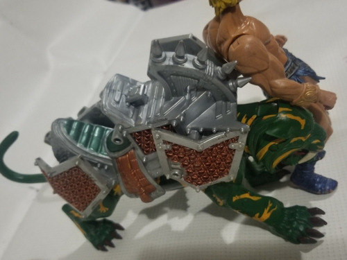 He Man , Battlecat Y Montura Mattel 2001 Originales Motu (Usado)
