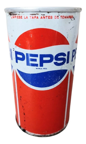 Lata De Pepsi Antigua De Los 70s Cerrada 