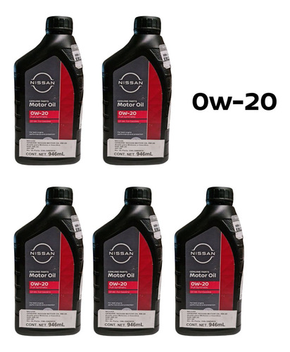 Aceite Original Nissan 0w20 5 Lt March Active 2014-2022