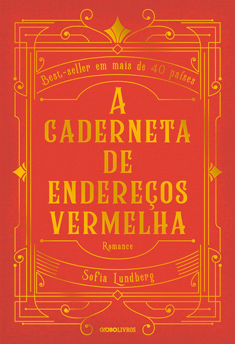 A caderneta de endereços vermelha, de Lundberg, Sofia. Editora Globo S/A, capa mole em português, 2020