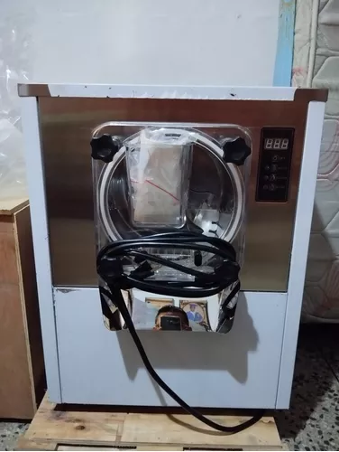 Máquina de helado duro Máquina de helado de escritorio comercial Máquina  para hacer helados automática de acero inoxidable 5.3 galón/H con pantalla